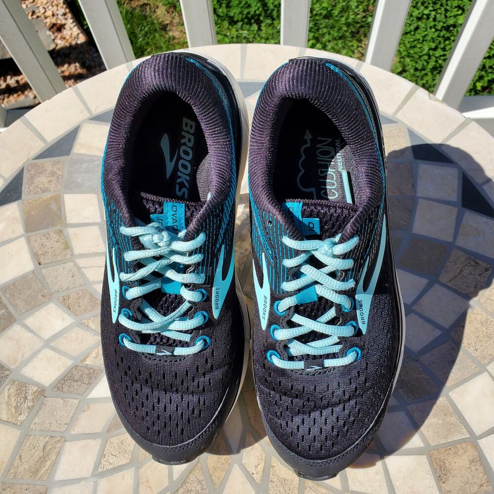 Brooks Dyad 8 Women’s Running Shoes – Black/Teal – Size 8.5 B